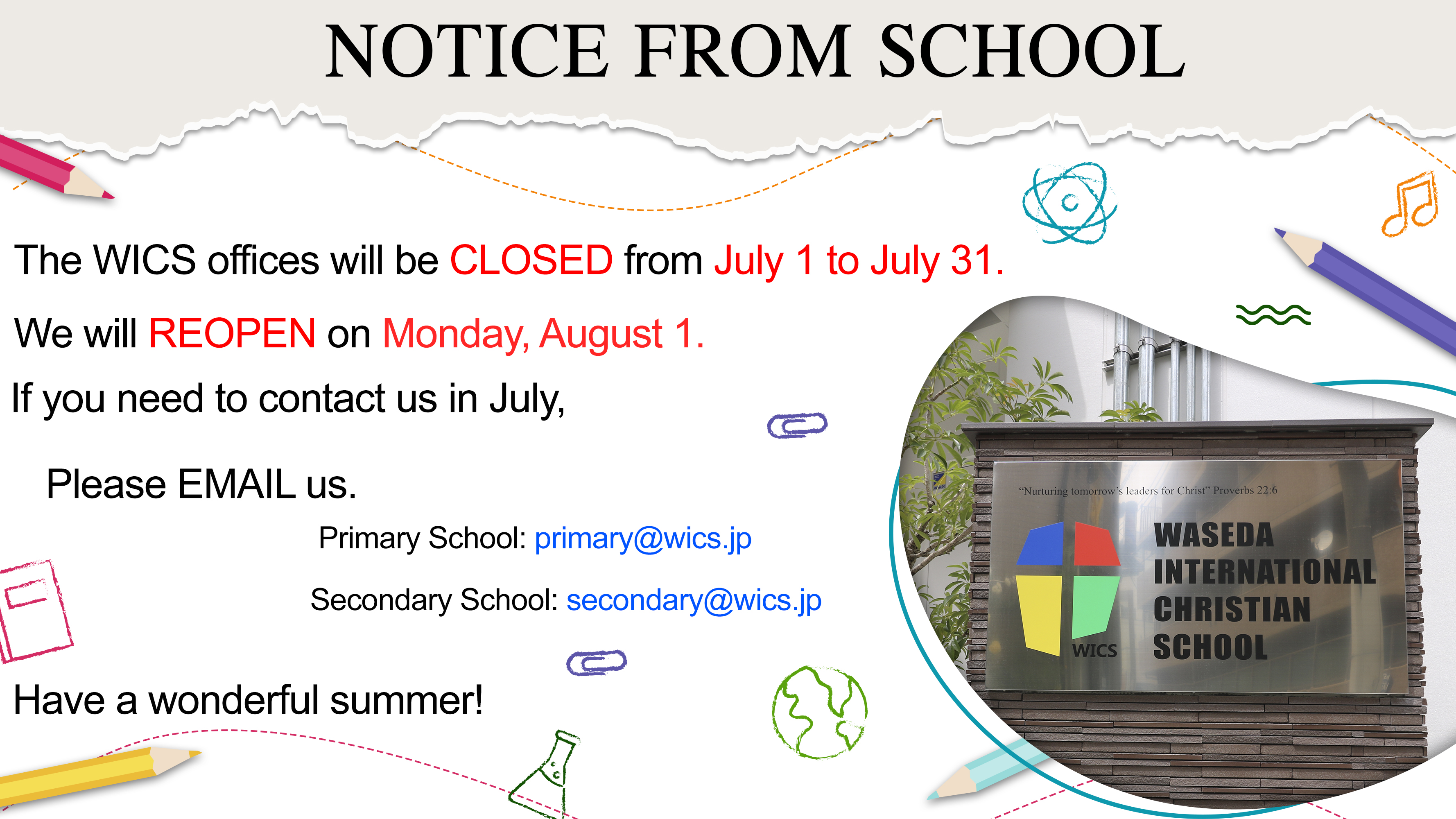 School Vacation